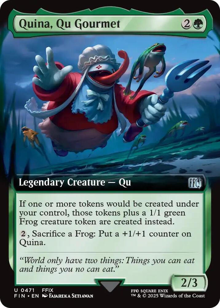 Quina, Qu Gourmet 471/309 (FINAL FANTASY)  - Extended Art Foil | Good Games Adelaide SA