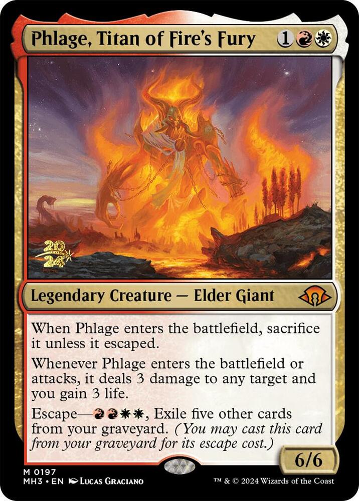 Phlage Titan of Fires Fury 197 (Prerelease Cards)  - Foil | Good Games Adelaide SA