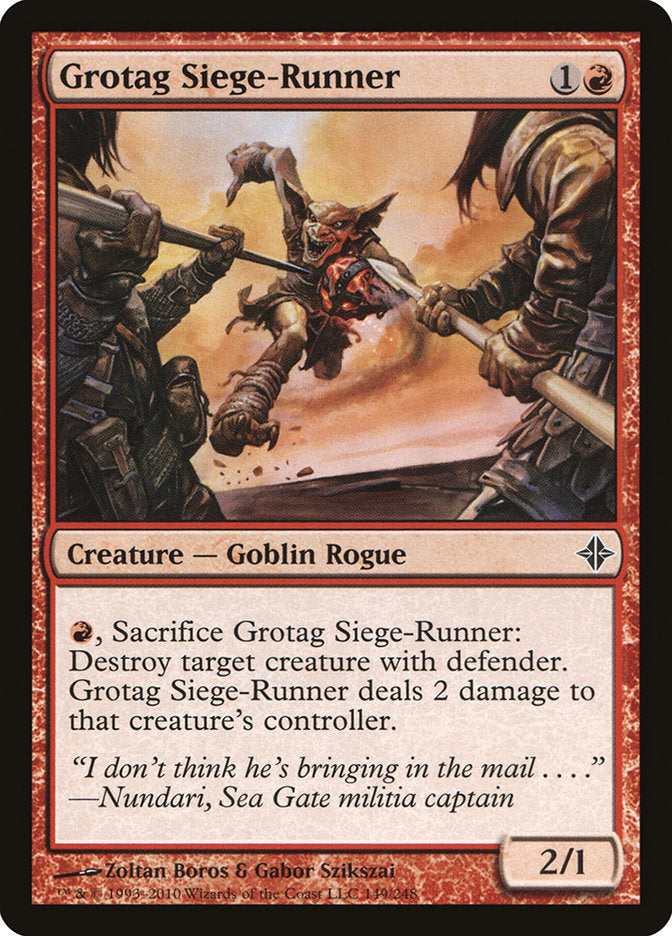 Grotag Siege-Runner 149 (Rise of the Eldrazi)  | Good Games Adelaide SA