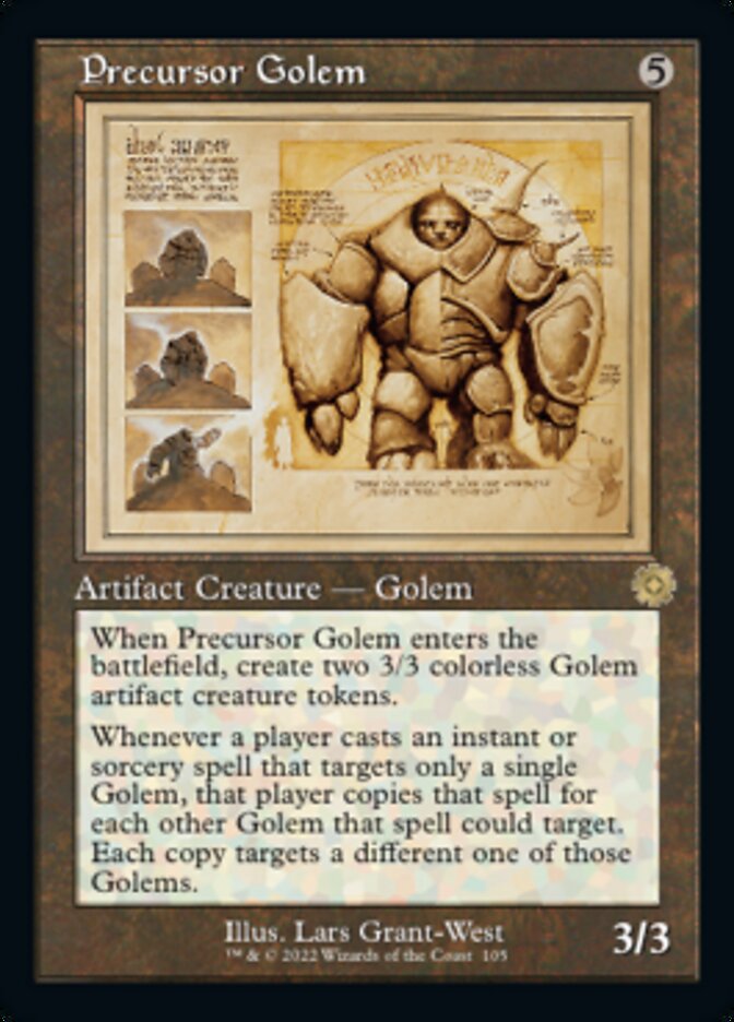 Precursor Golem (Retro Schematic) [The Brothers' War Retro Artifacts] | Good Games Adelaide SA