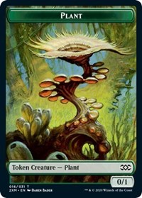 Plant // Saproling Double-sided Token [Double Masters Tokens] | Good Games Adelaide SA