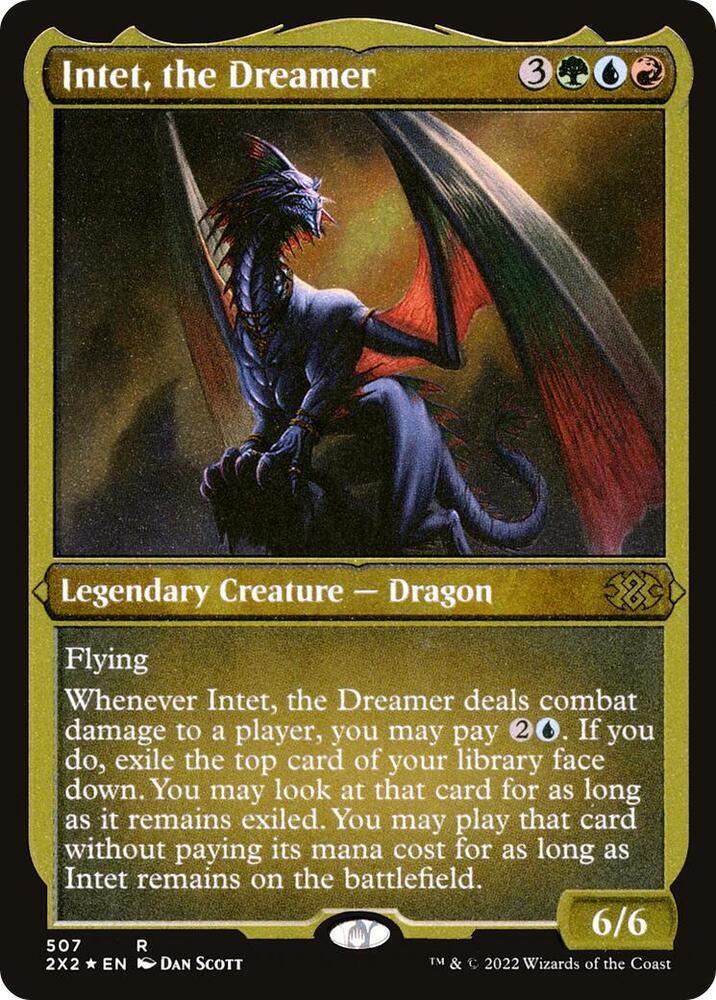 Intet the Dreamer Foil Etched 507 (Double Masters 2022)  - Foil | Good Games Adelaide SA