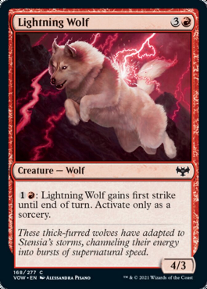 Lightning Wolf [Innistrad: Crimson Vow] | Good Games Adelaide SA
