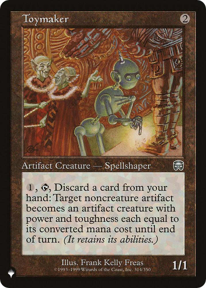 Toymaker 314/350 (The List Reprints)  | Good Games Adelaide SA