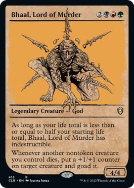 Bhaal Lord of Murder Showcase 416 (Commander Legends: Battle for Baldur's Gate)  - Foil | Good Games Adelaide SA