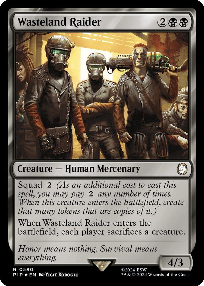 Wasteland Raider 580 (Universes Beyond: Fallout)  - Foil | Good Games Adelaide SA