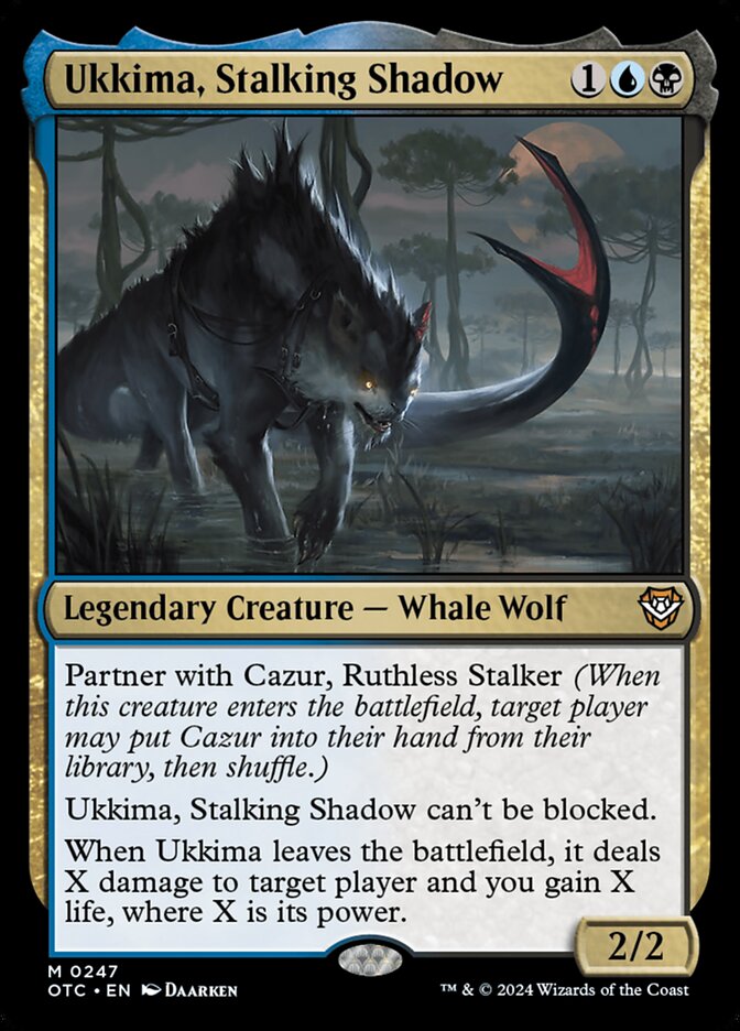 Ukkima, Stalking Shadow 247 (Commander: Outlaws of Thunder Junction)  | Good Games Adelaide SA