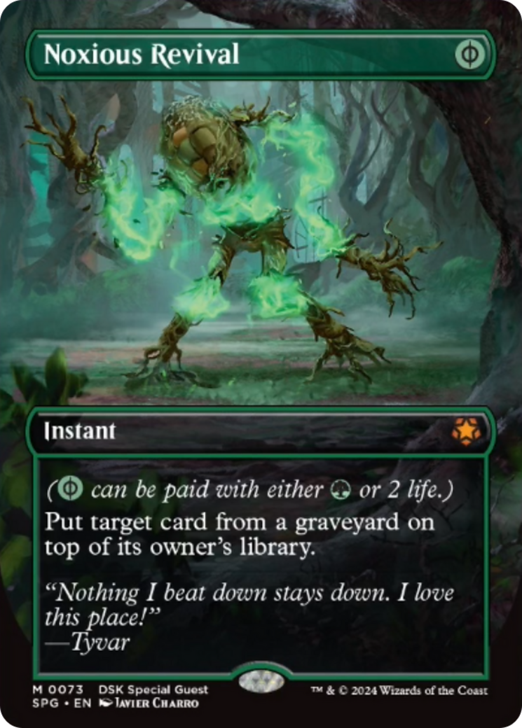 Noxious Revival (Borderless) [Duskmourn: House of Horror Special Guests] | Good Games Adelaide SA