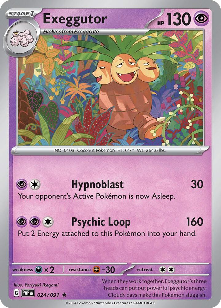 Exeggutor 024/091 (SV: Paldean Fates)  - Holofoil | Good Games Adelaide SA