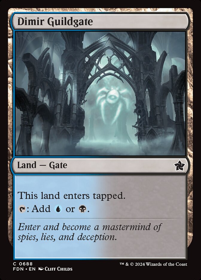 Dimir Guildgate 688 (Foundations)  | Good Games Adelaide SA