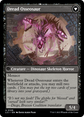 Visage of Dread // Dread Osseosaur [The Lost Caverns of Ixalan] | Good Games Adelaide SA