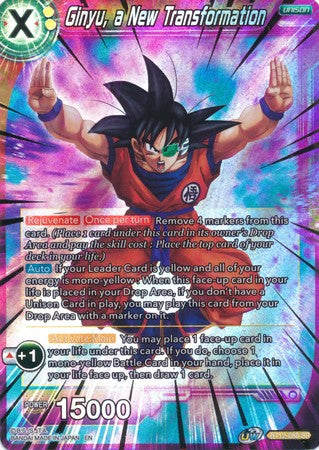 Ginyu, a New Transformation [BT12-088] | Good Games Adelaide SA