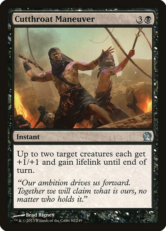 Cutthroat Maneuver 82 (Theros)  - Foil | Good Games Adelaide SA