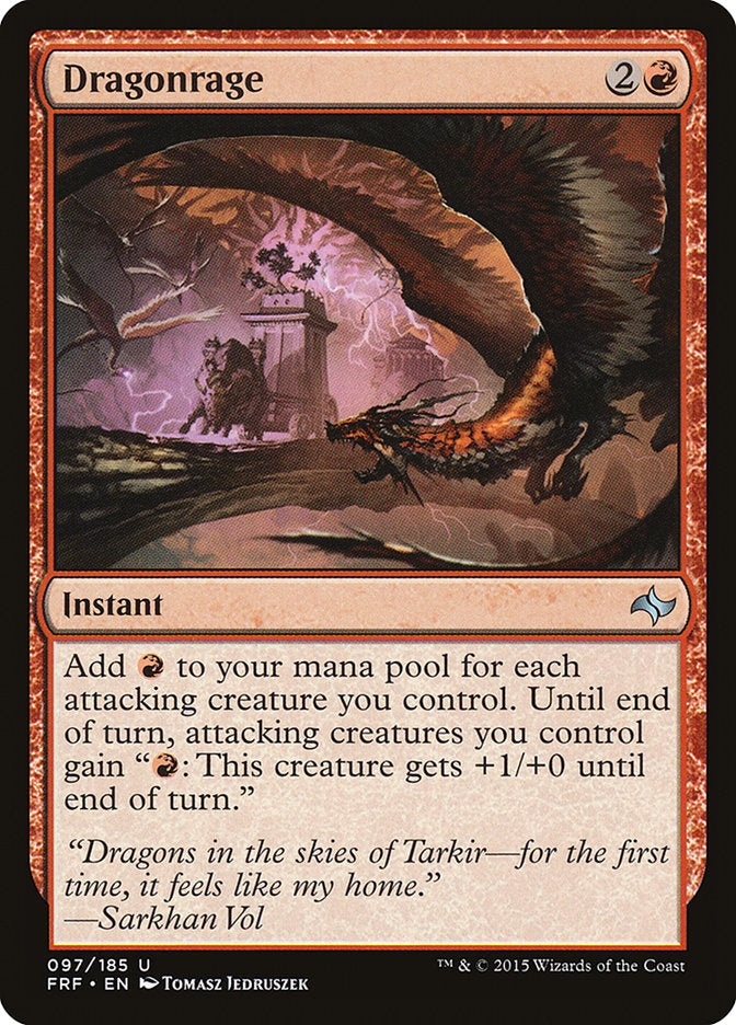 Dragonrage 97/185 (Fate Reforged)  - Foil | Good Games Adelaide SA