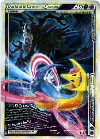 Darkrai & Cresselia LEGEND (99/102) (Jumbo Card) [HeartGold & SoulSilver: Triumphant] | Good Games Adelaide SA