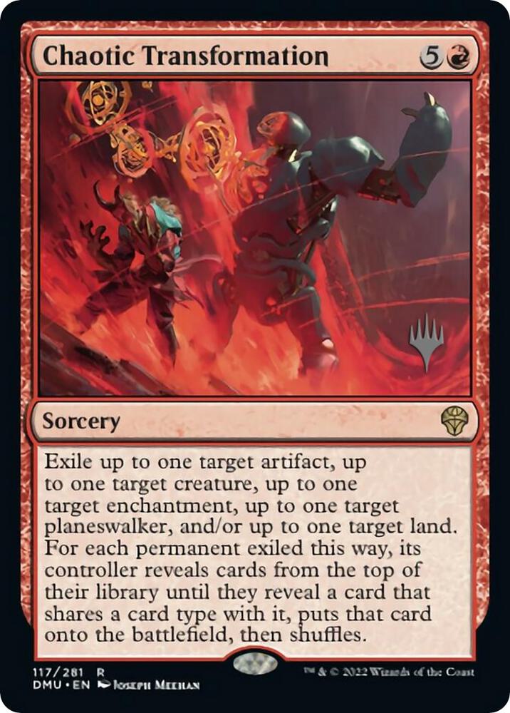 Chaotic Transformation 117 (Promo Pack: Dominaria United)  - Foil | Good Games Adelaide SA