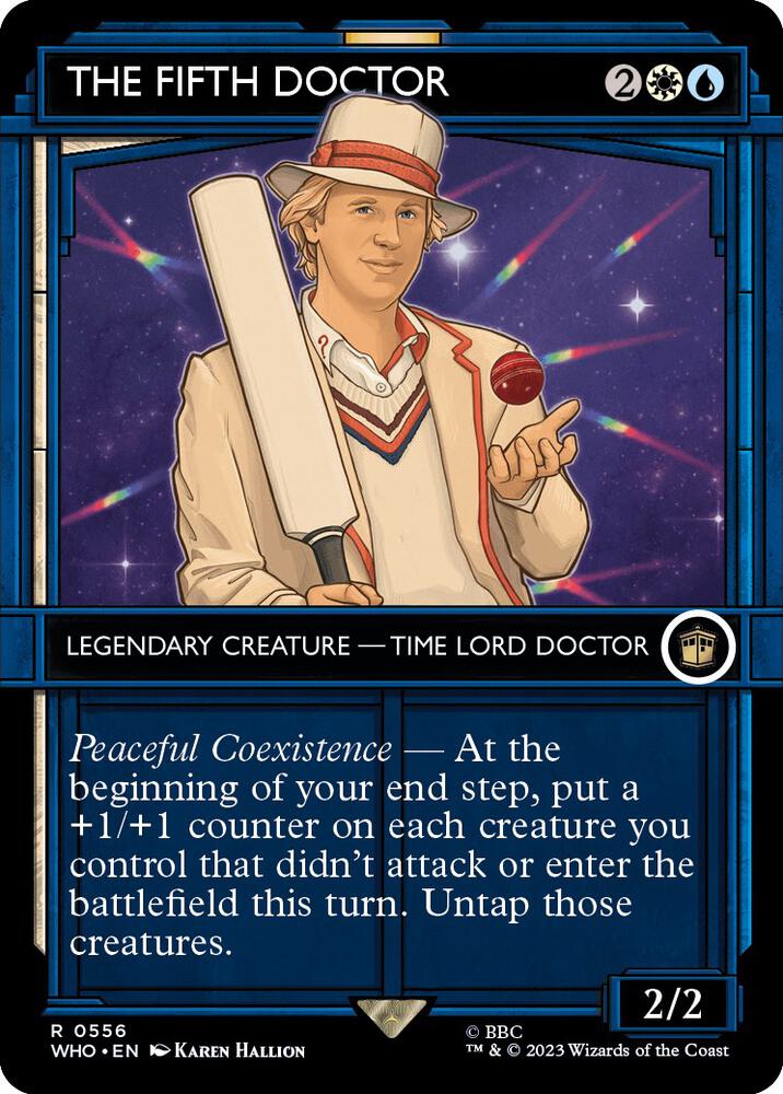 The Fifth Doctor Showcase 556 (Universes Beyond: Doctor Who)  - Showcase | Good Games Adelaide SA