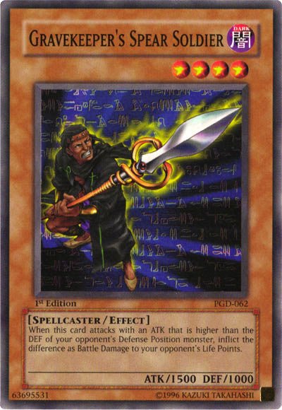 Gravekeeper's Spear Soldier [PGD-062] Common | Good Games Adelaide SA
