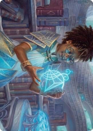 Zimone Quandrix Prodigy Art Card 46 (Art Series: Strixhaven)  | Good Games Adelaide SA