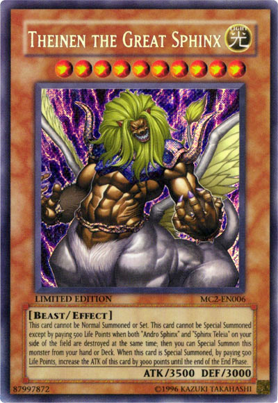 Theinen the Great Sphinx [MC2-EN006] Secret Rare | Good Games Adelaide SA