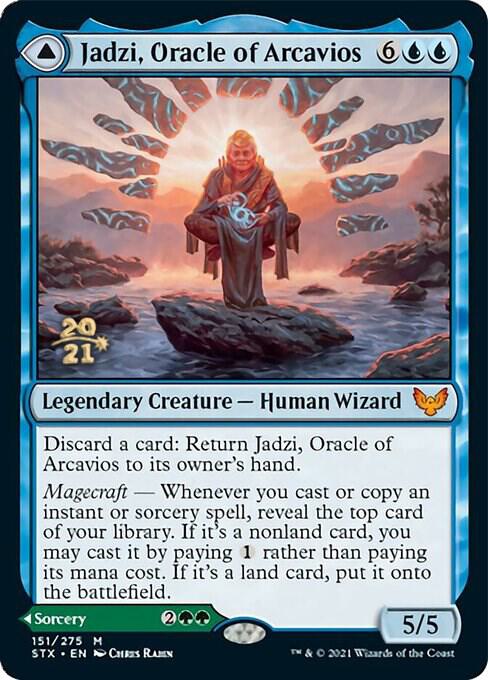 Jadzi Oracle of Arcavios 151 (Prerelease Cards)  - Foil | Good Games Adelaide SA