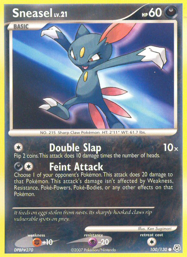 Sneasel (100/130) [Diamond & Pearl: Base Set] | Good Games Adelaide SA