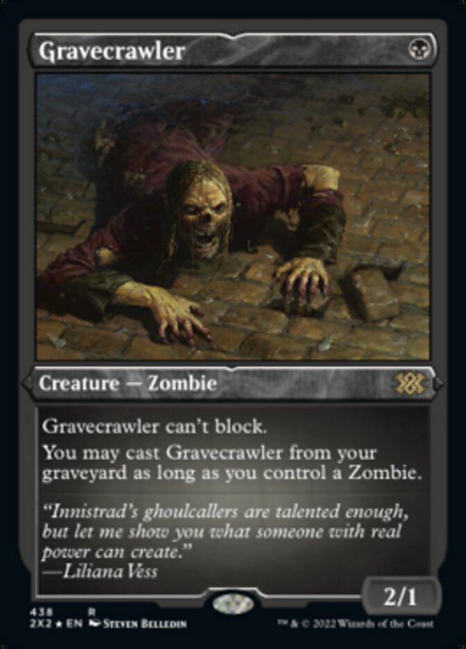 Gravecrawler (Foil Etched) [Double Masters 2022] | Good Games Adelaide SA