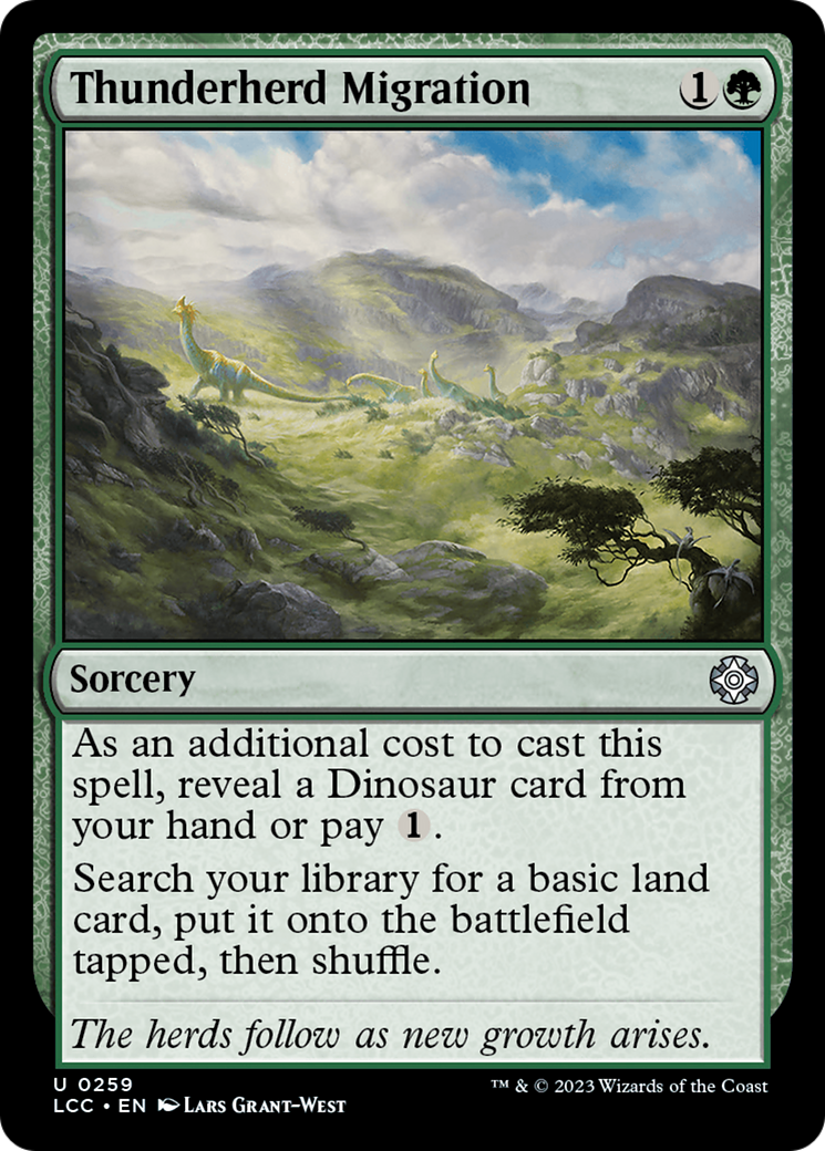 Thunderherd Migration [The Lost Caverns of Ixalan Commander] | Good Games Adelaide SA