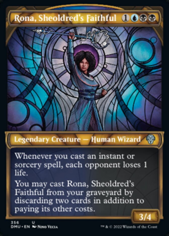 Rona, Sheoldred's Faithful (Showcase Textured) [Dominaria United] | Good Games Adelaide SA