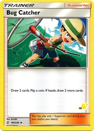 Bug Catcher (189/236) (Pikachu Stamp #46) [Battle Academy 2020] | Good Games Adelaide SA