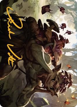 Sprouting Goblin Art Card Gold Stamped Signature 38 (Art Series: Dominaria United)  | Good Games Adelaide SA