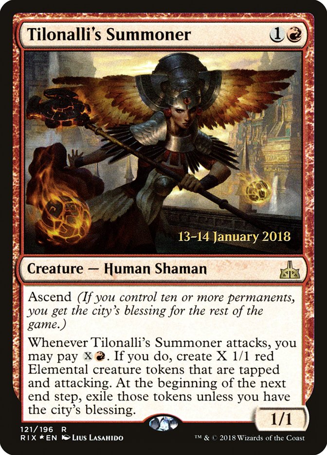 Tilonalli's Summoner [Rivals of Ixalan Promos] | Good Games Adelaide SA
