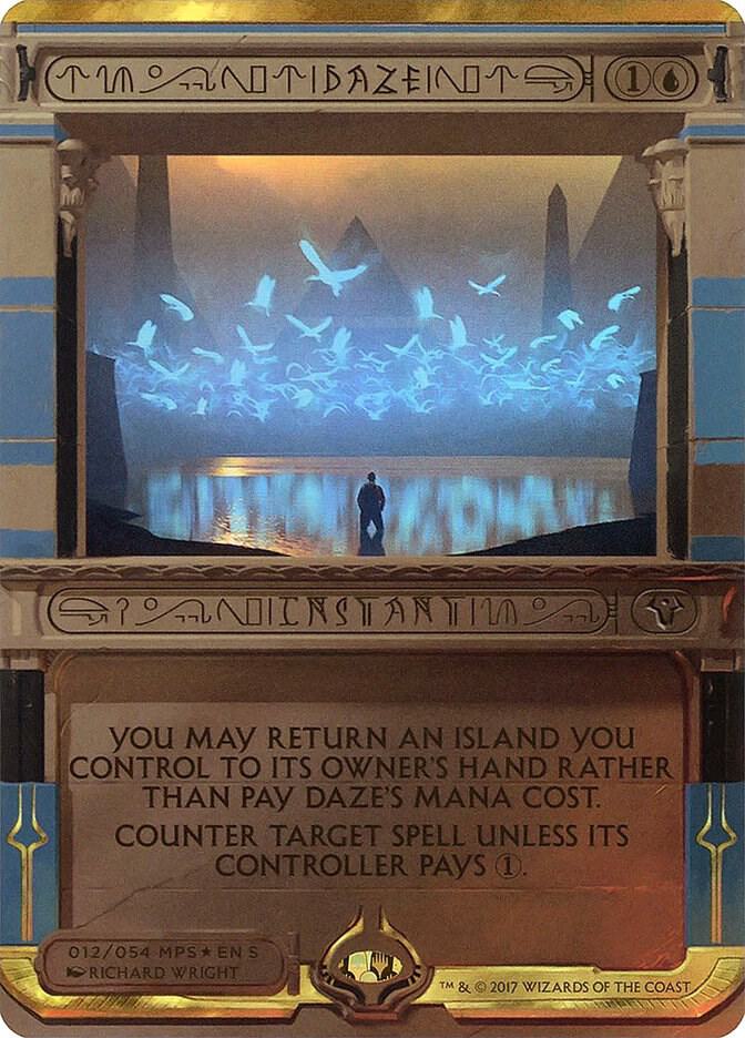 Daze 12 (Masterpiece Series: Amonkhet Invocations)  - Foil | Good Games Adelaide SA