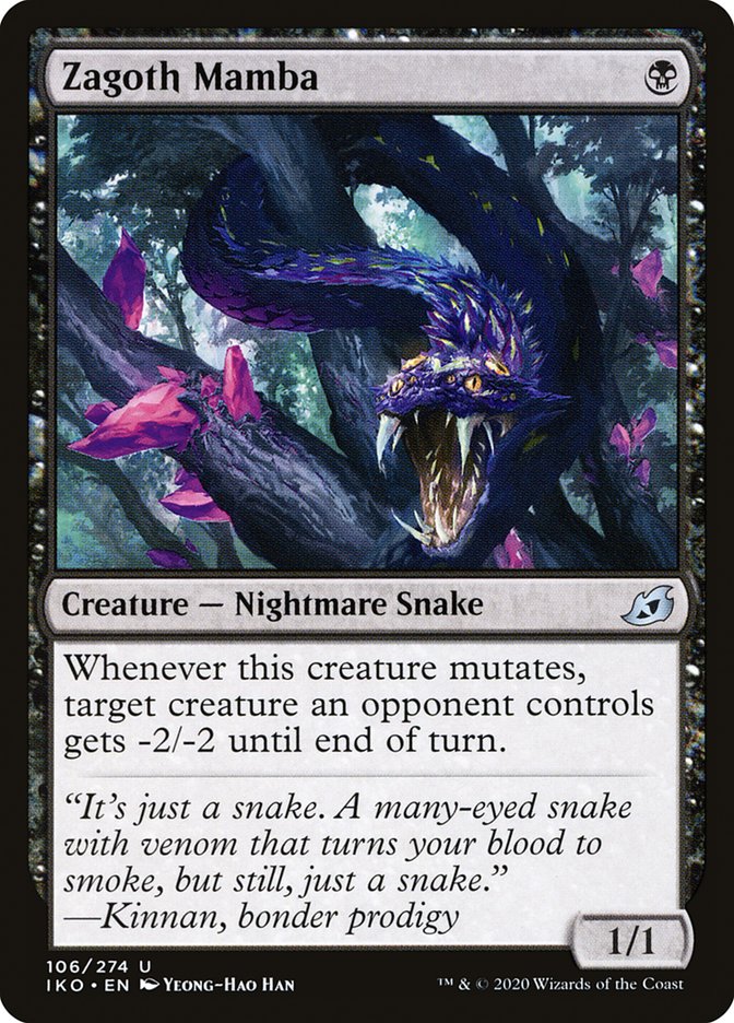 Zagoth Mamba 106 (Ikoria: Lair of Behemoths)  - Foil | Good Games Adelaide SA