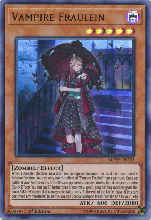 Vampire Fraulein [MP19-EN235] Ultra Rare | Good Games Adelaide SA