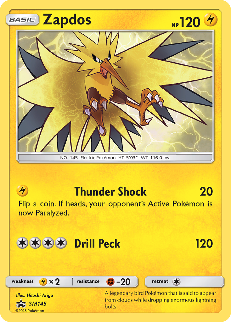 Zapdos (SM145) [Sun & Moon: Black Star Promos] | Good Games Adelaide SA