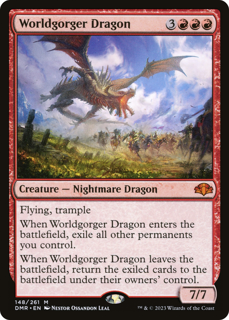 Worldgorger Dragon [Dominaria Remastered] | Good Games Adelaide SA