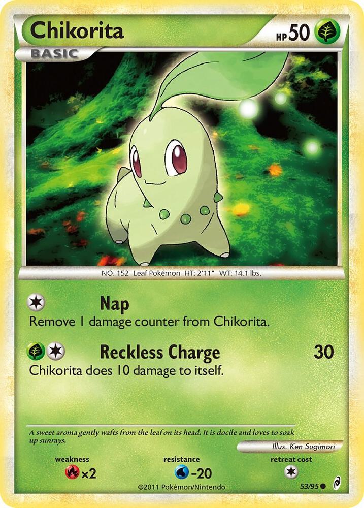 Chikorita 53/95 (Call of Legends)  | Good Games Adelaide SA