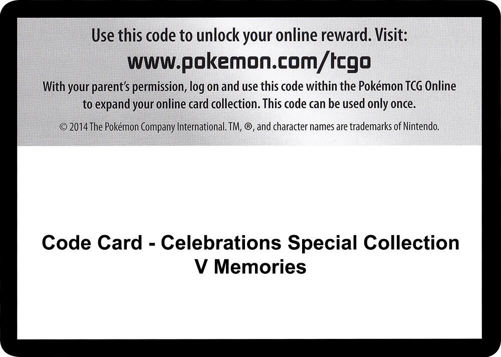 Code Card Celebrations Special Collection V Memories  (Celebrations)  | Good Games Adelaide SA