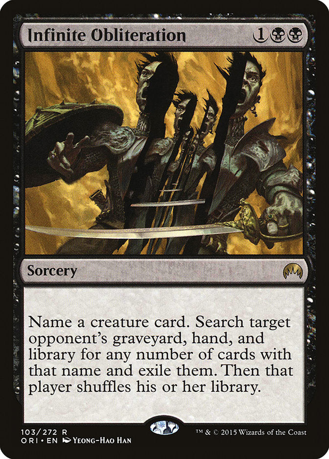 Infinite Obliteration 103 (Magic Origins)  - Foil | Good Games Adelaide SA
