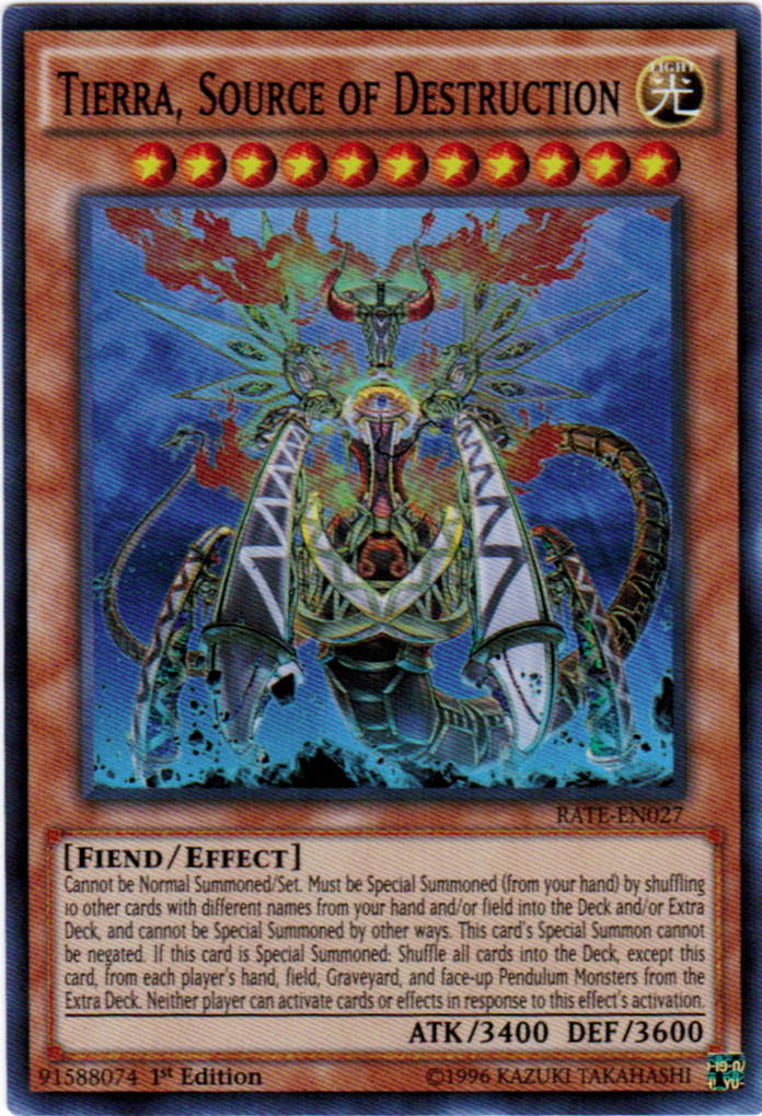 Tierra, Source of Destruction [RATE-EN027] Super Rare | Good Games Adelaide SA