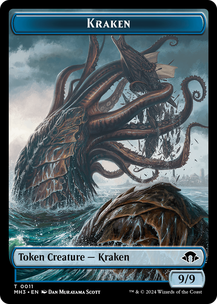 Kraken // Energy Reserve Double-Sided Token [Modern Horizons 3 Tokens] | Good Games Adelaide SA