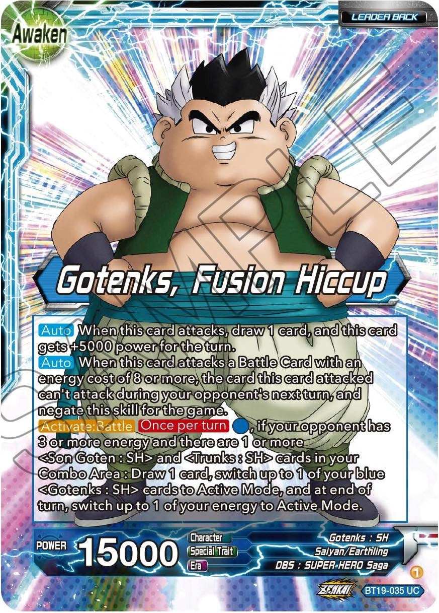 Son Goten & Trunks // Gotenks, Fusion Hiccup (BT19-035) [Fighter's Ambition] | Good Games Adelaide SA