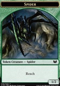 Spider // Dragon Double-Sided Token [Commander 2015 Tokens] | Good Games Adelaide SA