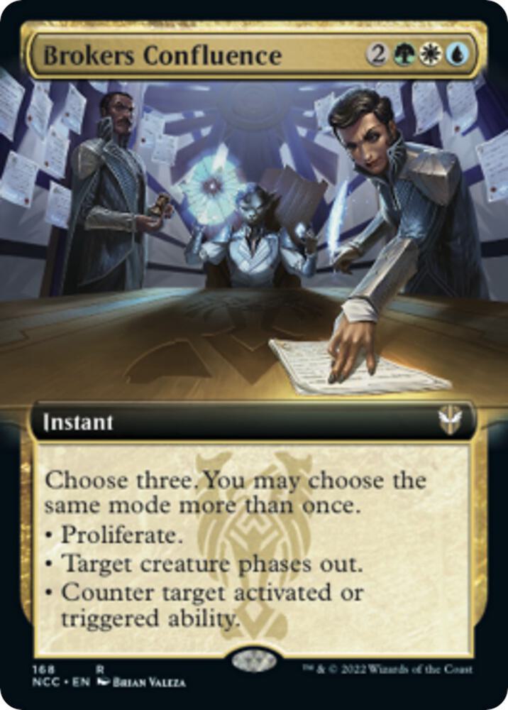 Brokers Confluence Extended Art 168 (Commander: Streets of New Capenna)  | Good Games Adelaide SA
