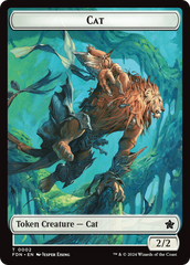 Cat (0001) // Cat (0002) Doubled-Sided Token [Foundations Tokens] | Good Games Adelaide SA