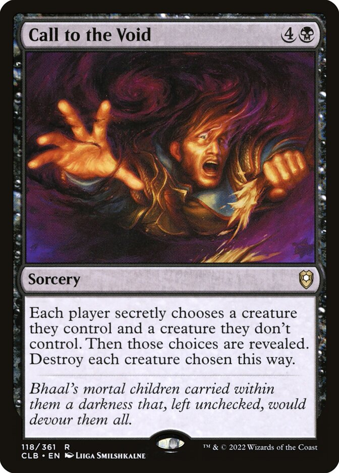 Call to the Void 118 (Commander Legends: Battle for Baldur's Gate)  - Foil | Good Games Adelaide SA