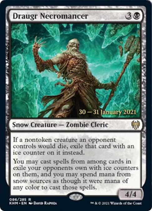 Draugr Necromancer 86 (Prerelease Cards)  - Foil | Good Games Adelaide SA
