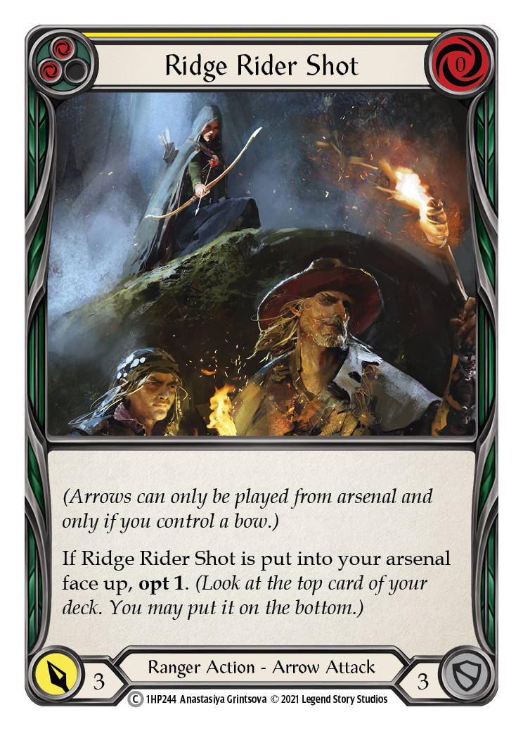 Ridge Rider Shot (Yellow) [1HP244] | Good Games Adelaide SA