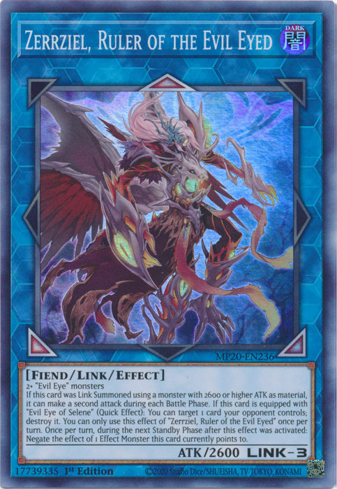 Zerrziel, Ruler of the Evil Eyed [MP20-EN236] Super Rare | Good Games Adelaide SA